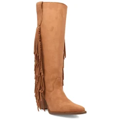 Twister Fringe Snip Toe Pull On Cowboy Boots