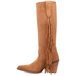 Twister Fringe Snip Toe Pull On Cowboy Boots