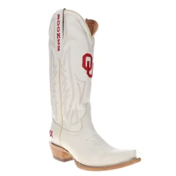 University of Oklahoma Gameday Embroidered Snip Toe Cowboy Boots