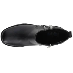 Up To No Good Round Toe Zippered Platform Boots