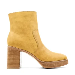 Vernita Round Toe Platform Zippered Boots