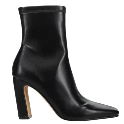 Vinka Square Toe Zippered Booties