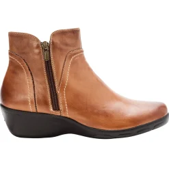 Waverly Round Toe Wedge Zippered Booties