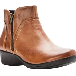 Waverly Round Toe Wedge Zippered Booties