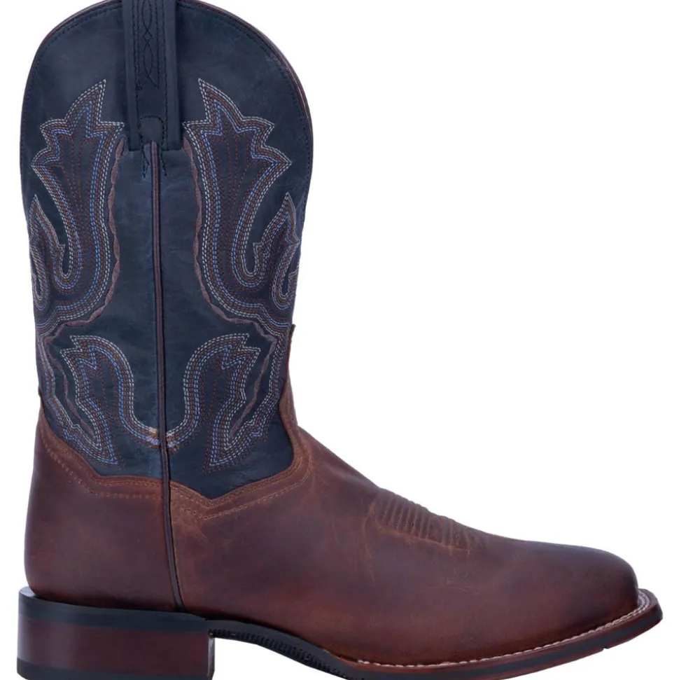 Winslow Embroidered Square Toe Cowboy Boots