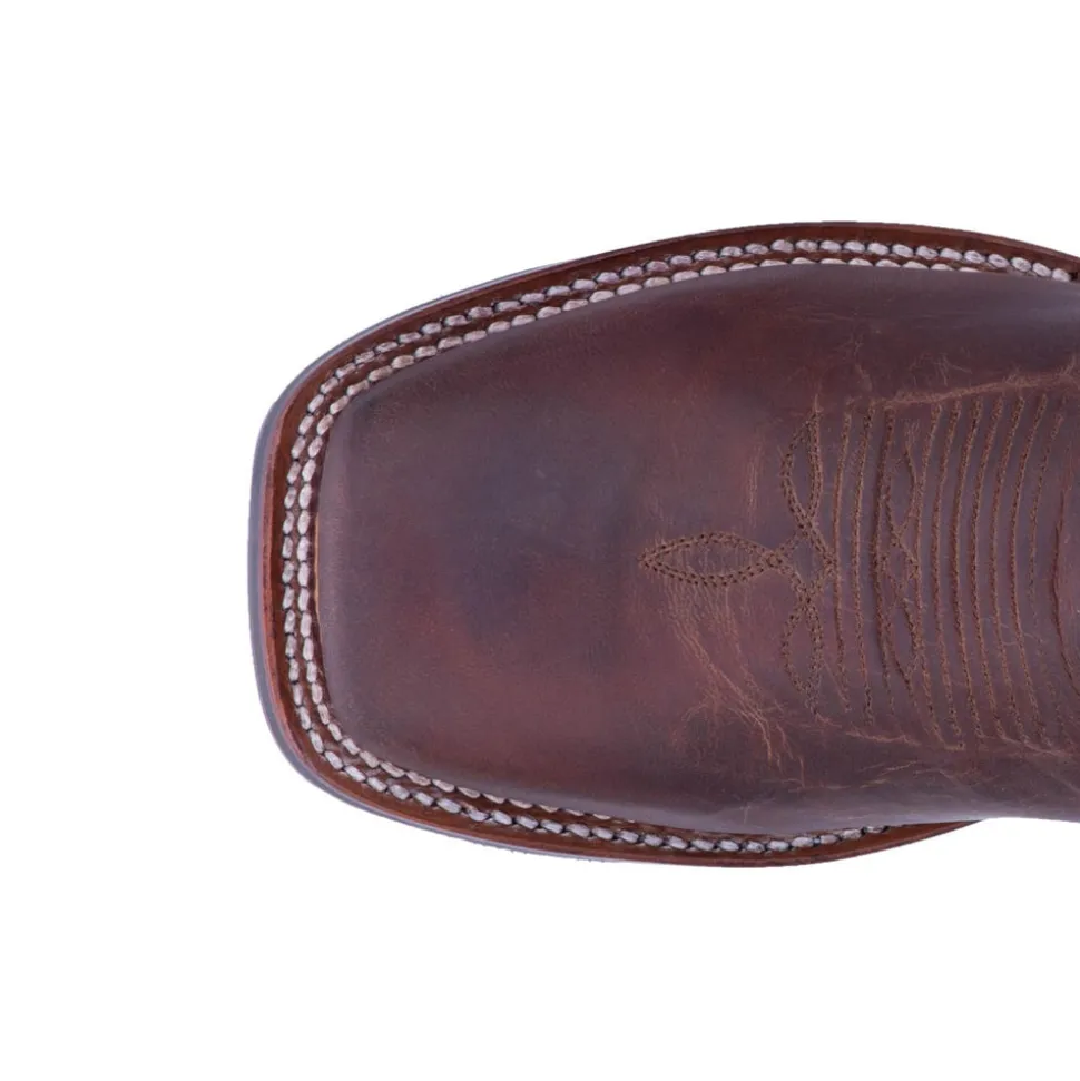 Winslow Embroidered Square Toe Cowboy Boots