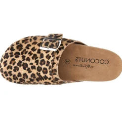Zella Leopard Buckle Mules